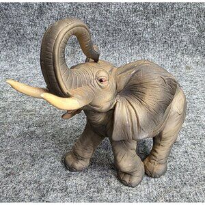 Vintage Artmark Elephant Figurine 7" Handcrafted Taiwan Made Home Décor